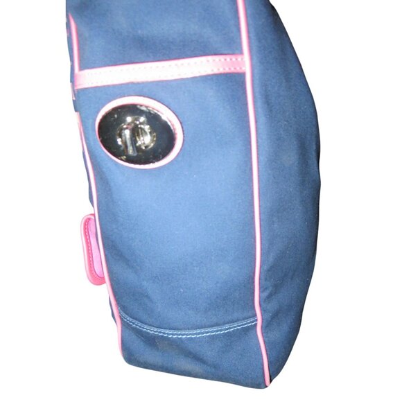 Coach 2008 Limited Edition Bonnie Cashin Navy Canvas Tote - Picture 3 of 11